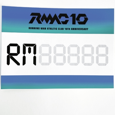 Número de dorsal de papel Tyvek para carreras - Dorsales de carrera personalizables con serigrafía