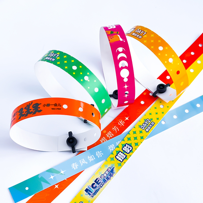 Pulseras de PVC personalizadas para eventos Logotipo personalizado impermeable