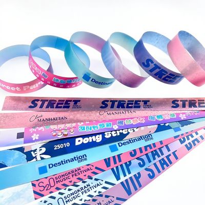 Pulseras de papel con efecto láser brillante para eventos de fiesta del festival 2026